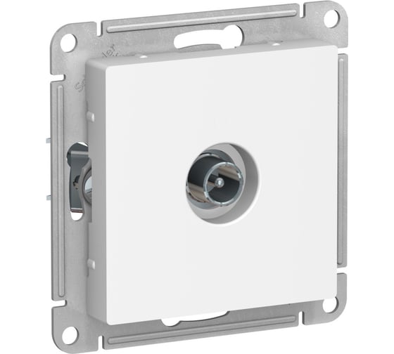 Розетка TV Systeme Electric Atlasdesign лотос проходная 4db, механизм ATN001392 5 шт 4690201026044 1