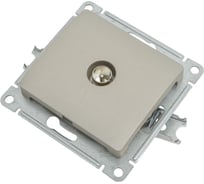 Механизм коннектора TV антенны Systeme Electric (Schneider Electric) Glossa платина GSL001293 5 шт 53606481283356