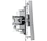 1-клавишный выключатель кнопочный Systeme Electric ARTGALLERY 10А, механизм, быстрозажим. клем., АЛЮМИНИЙ GAL000315S 5 шт 4690201037620 4