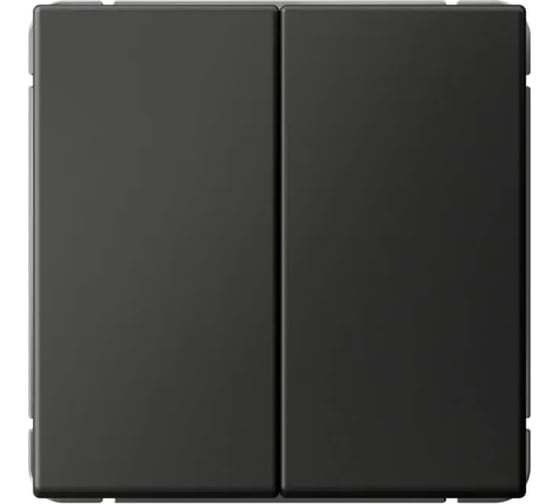 2-клавишный выключатель кнопочный Systeme Electric ARTGALLERY 10АХ, механизм, быстрозажим. клем., БАЗАЛЬТ GAL001417S 5 шт 4690201038030 1