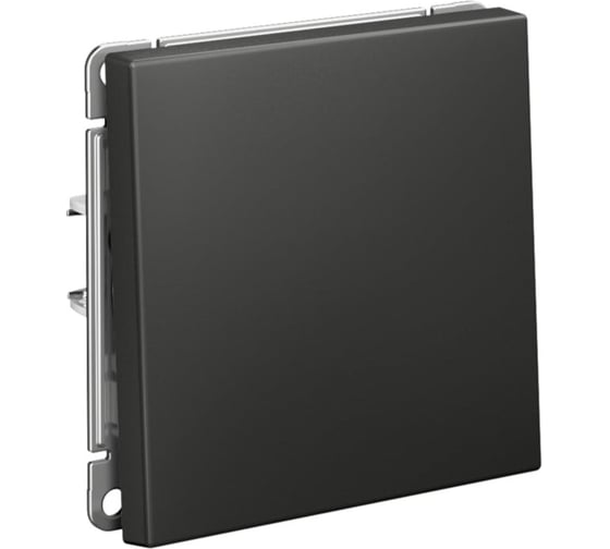 1-клавишный выключатель Systeme Electric ARTGALLERY, 10АХ, механизм, быстрозажим. клем., БАЗАЛЬТ GAL001411S 5 шт 4690201037354 1