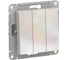 Механизм выключателя Systeme Electric ( Schneider Electric) 3-кл. ATLAS DESIGN сх.1+1+1 10АХ жемчуг ATN000431 1240277 10 шт 13606489584327 2