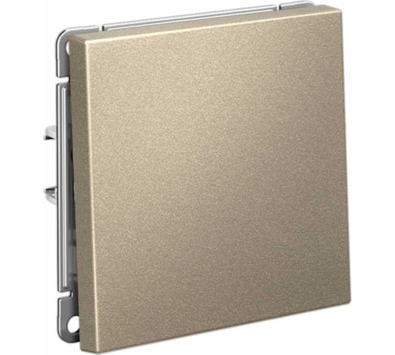 1-клавишный переключатель Systeme Electric ARTGALLERY IP44, 10АХ, механизм, ШАМПАНЬ GAL440561 10 шт 4690201044215 1