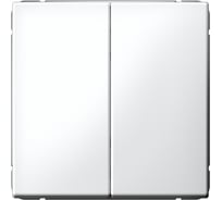 2-клавишный выключатель Systeme Electric ARTGALLERY 10АХ, механизм, быстрозажим. клем., ЛОТОС GAL001351S 5 шт 4690201039105