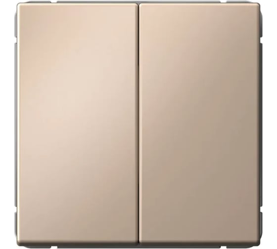 2-клавишный выключатель Systeme Electric ARTGALLERY 10АХ, механизм, быстрозажим. клем., ПЕСОЧНЫЙ GAL001251S 5 шт 4690201039082 1