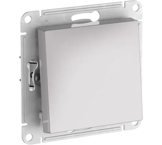 1-клавишный переключатель Systeme Electric ATLASDESIGN сх.6, 10АХ, мех., быстрозажим. клем., АЛЮМИНИЙ ATN000361S 10 шт 13606482108865 1