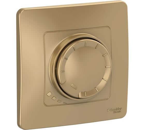 Светорегулятор Systeme Electric (Schneider Electric) Blanca с/у диммер поворотно-нажимной универсальный 400вт, титан BLNSS040014 8 шт 13606481195460 1