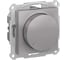 Светорегулятор Systeme Electric (Schneider Electric) AtlasDesign, поворотно-нажимной, LED, RC, 400 Вт, механизм, алюминий, ATN000323, 8 шт, 13606486274344 1
