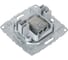Механизм проходной TV розетки MONO ELECTRIC L/D, с экраном, серебро 500-002105-137 3
