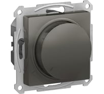 Светорегулятор Systeme Electric (Schneider Electric) Atlasdesign диммер поворотно-нажимной, led, rc, 400вт, механизм, сталь ATN000923 8 шт 13606486274405