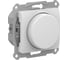 Светорегулятор Systeme Electric (Schneider Electric) GLOSSA диммер поворотно-нажимной, LED, RC, 400Вт, механизм, белый GSL000123 8 шт 13606486274429 1