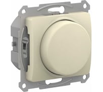 Светорегулятор Systeme Electric (Schneider Electric) GLOSSA диммер поворотно-нажимной, LED, RC, 400Вт, механизм, бежевый GSL000223 8 шт 13606486274436