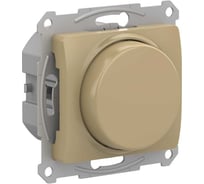 Светорегулятор Systeme Electric (Schneider Electric) GLOSSA диммер поворотно-нажимной, LED, RC, 400Вт, механизм, титан GSL000423 8 шт 13606486274450