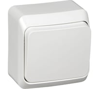 Выключатель 1-клавишный Systeme Electric (Schneider Electric) ОП Этюд 10А IP20 бел. BA10-001B 25 шт 4607098940469