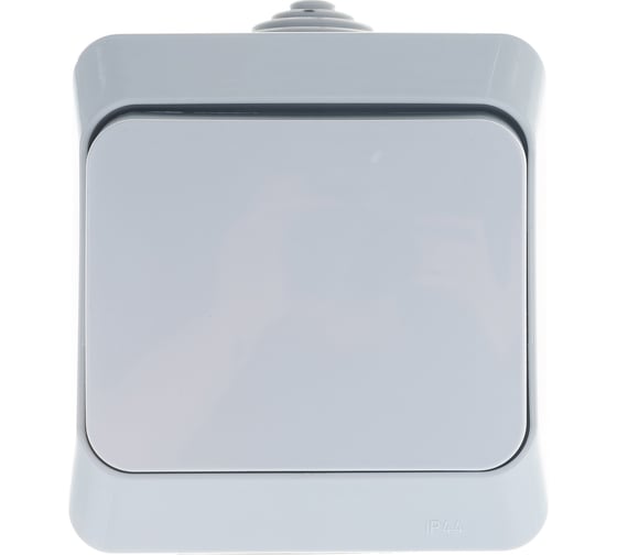 Выключатель 1-клавишный Systeme Electric (Schneider Electric) ОП Этюд 10А IP44 сер. SchE BA10-041C 14 шт 4607098942500 1