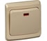 Выключатель 1-клавишный Systeme Electric (Schneider Electric) СП Этюд 10А с инд. крем. SchE BC10-005K 20 шт 4607098940889 2
