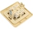 Выключатель 2-клавишный Systeme Electric (Schneider Electric) СП Этюд 10А с инд. крем. SchE BC10-006K 20 шт 4607098940902 4