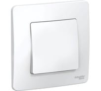 1-клавишный выключатель Systeme Electric (Schneider Electric) BLANCA с/у, cх.1, 6А, 250B, белый BLNVS006101 10 шт 13606481194302