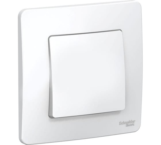 1-клавишный выключатель Systeme Electric (Schneider Electric) BLANCA с/у, cх.1, 6А, 250B, белый BLNVS006101 10 шт 13606481194302 1