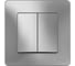 2-клавишный выключатель Systeme Electric (Schneider Electric) BLANCA с/у, 10А, 250B, алюминий BLNVS010503 10 шт 13606481195040 2