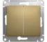 2-клавишный выключатель Systeme Electric (Schneider Electric) GLOSSA сх.5, 10АХ, титан GSL000451 20 шт 13606480658812 2