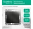 2-клавишный выключатель Systeme Electric (Schneider Electric) GLOSSA сх.5, 10АХ, антрацит GSL000751 20 шт 13606485436613 5