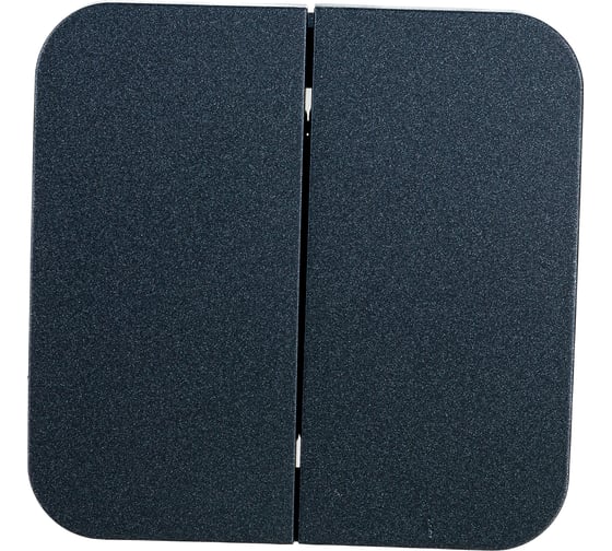 2-клавишный выключатель Systeme Electric (Schneider Electric) BLANCA о/у, 10А, 250B, антрацит BLNVA105006 15 шт 13606481197907 1