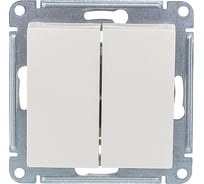 Выключатель Systeme Electric ( Schneider Electric) ATLASDESIGN 2-клавишный сх.5 10АХ бежевый ATN000251 20 шт 13606489583658