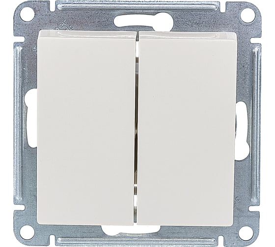 2-клавишный выключатель Systeme Electric (Schneider Electric) ATLASDESIGN сх.5, 10АХ, бежевый ATN000251 20 шт 13606489583658 1