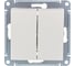 Выключатель Systeme Electric ( Schneider Electric) ATLASDESIGN 2-клавишный сх.5 10АХ бежевый ATN000251 20 шт 13606489583658 1