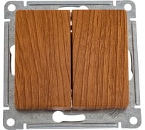 2-клавишный выключатель Systeme Electric (Schneider Electric) GLOSSA сх.5, 10АХ, дерево дуб GSL000551 20 шт 13606480659284