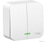 2-клавишный выключатель с подсветкой Systeme Electric (Schneider Electric) BLANCA о/у, 10А, 250B, белый BLNVA105101 15 шт 13606481197389 1