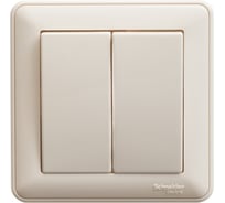 Выключатель 2-клавишный Systeme Electric (Schneider Electric) СП W59 10А IP20 10AX в сборе сл. кость VS510-252-28 10 шт 13606485438488