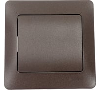 Выключатель 1-клавишный Systeme Electric (Schneider Electric) СП Glossa 10А IP20 сх. 1 10AX в сборе шоколад GSL000812 5 шт 53606485436895