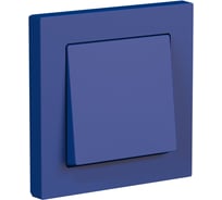 Выключатель 1-клавишный Systeme Electric Atlasdesign аквамарин, сх.1 10ах (в сборе с рамкой) ATN001112 5 шт 13606485819744