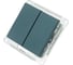 Выключатель 2-клавишный Systeme Electric (Schneider Electric) AtlasDesign Изумруд, сх.5, 10АХ, механизм SE ATN000851 5 шт 13606489702806 3