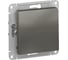 Выключатель 1-клавишный Systeme Electric (Schneider Electric) AtlasDesign Сталь, сх.1, 10АХ, механизм SE ATN000911 5 шт 13606489702950 1