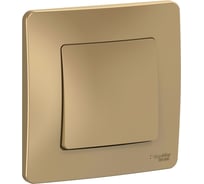 Выключатель 1-клавишный Systeme Electric (Schneider Electric) Blanca внутренний Титан, 10А, 250B SE BLNVS010104 10 шт 13606481195255