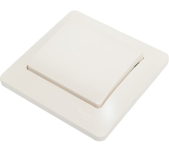 Выключатель 1-клавишный Systeme Electric (Schneider Electric) СП Glossa 10А IP20 сх. 1 10AX в сборе перламутр. GSL000612 15 шт 13606485435951 1