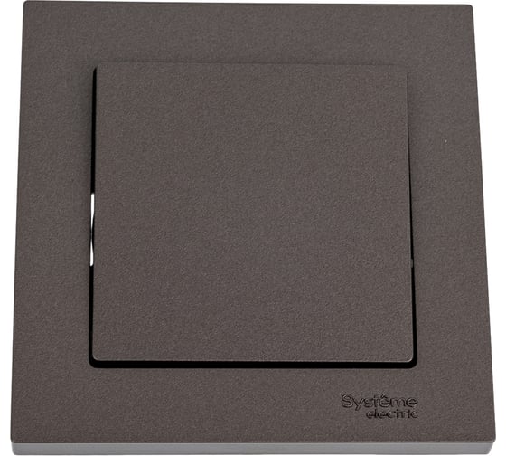 Выключатель 1-клавишный Systeme Electric (Schneider Electric) AtlasDesign Мокко, сх.1, 10АХ, в сборе SE ATN000612 10 шт 13606489702004 1