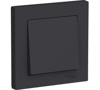 Выключатель 1-клавишный Systeme Electric (Schneider Electric) AtlasDesign Карбон, сх.1, 10АХ, в сборе SE ATN001012 5 шт 13606489703285