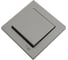 Выключатель 1-клавишный Systeme Electric (Schneider Electric) AtlasDesign Сталь, сх.1, 10АХ, в сборе SE ATN000912 5 шт 13606489702967 1