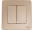 Выключатель 2-клавишный Systeme Electric (Schneider Electric) Blanca внутренний Титан, 10А, 250B SE BLNVS010504 10 шт 13606481195279 1