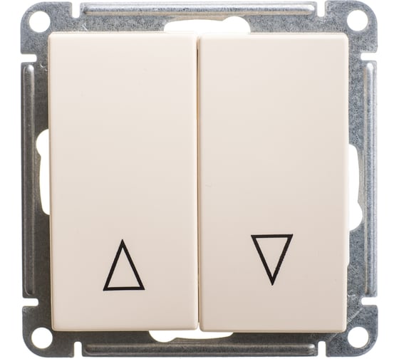 2-клавишный выключатель Systeme Electric (Schneider Electric) W59 с мех. блокировкой для жалюзи, 10ах, механизм, сл.кость VS410-253-2-86 10 шт 13606485438297 1