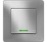 Выключатель 1-клавишный с подсветкой Systeme Electric (Schneider Electric) Blanca внутренний, Алюминий SE BLNVS010113 10 шт 13606481195033 2