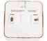 Выключатель 2-клавишный с подсветкой Systeme Electric (Schneider Electric) Blanca наружный Молочный 10А SE BLNVA105112 15 шт 13606481196306 3