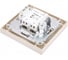 Выключатель 2-клавишный Systeme Electric (Schneider Electric) AtlasDesign Беж, сх.5, 10АХ, в сборе SE ATN000252 15 шт 13606489583665 4