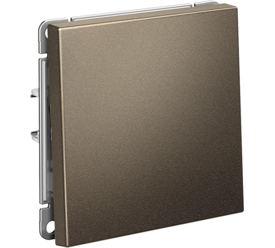 Выключатель 1-клавишный Systeme Electric ArtGallery Мокко, кнопочный, 10А, механизм GAL000615 5 шт 4690201029502 1