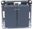 Выключатель 2-клавишный с подсветкой Systeme Electric (Schneider Electric) AtlasDesign Грифель, сх.5а SE ATN000753 10 шт 13606489702509 4