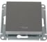 Выключатель 1-клавишный с подсветкой Systeme Electric (Schneider Electric) AtlasDesign Сталь, сх.1а, 10АХ SE ATN000913 5 шт 13606489702974 1
